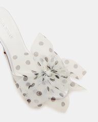 DAVINA TULLE WHITE/BLACK POLKA DOT