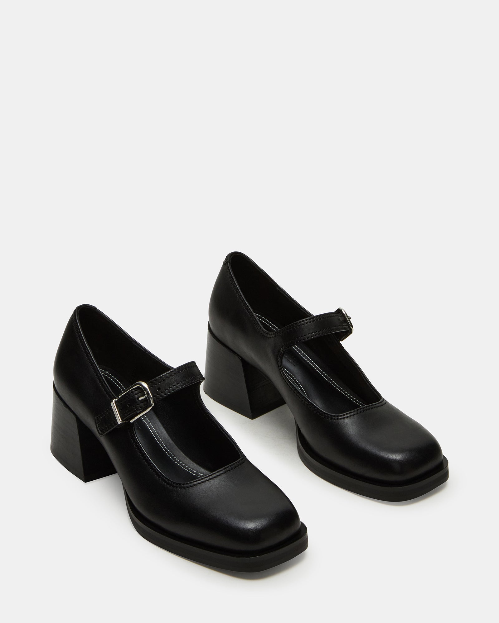LISBON BLACK LEATHER